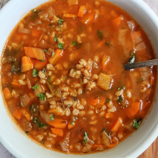 vegetable barley soup