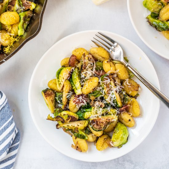 Gnocchi with Brussels Sprouts