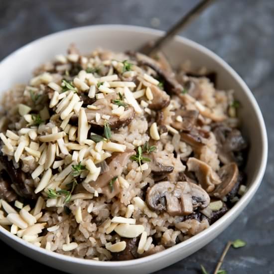 Mushroom Rice Pilaf