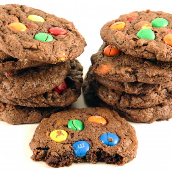 Double Chocolate Chip Cookies & M&M