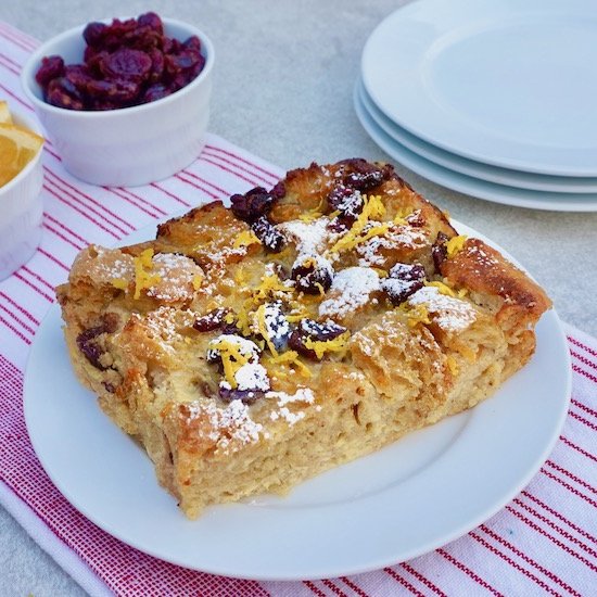 Cranberry Orange French Toast Bake