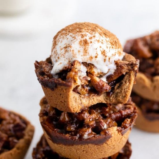 Mini Pecan Pies (Healthy)