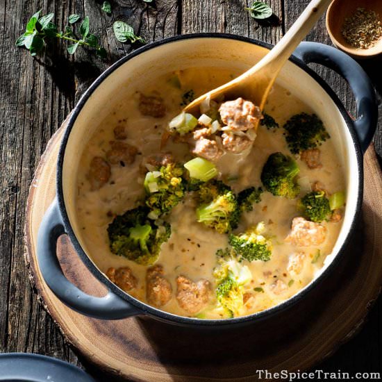 Broccoli Sausage Soup