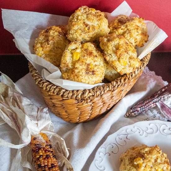 Gluten-Free Cheddar Corn Biscuits