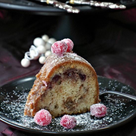 Leftover Cranberry Sauce Cake