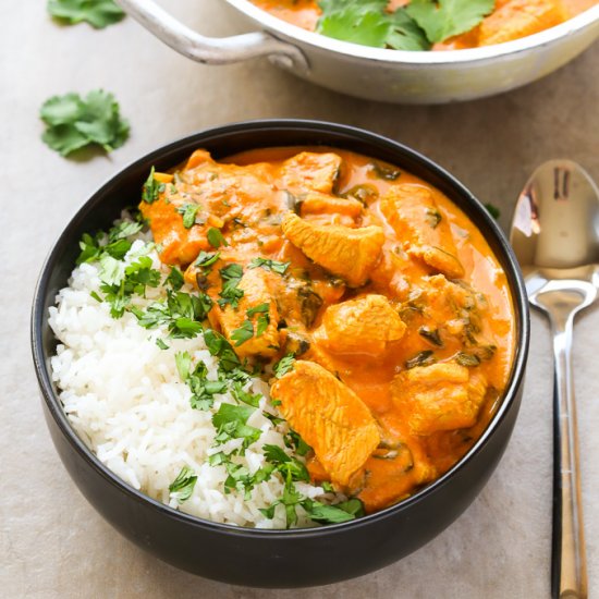 Indian Coconut Chicken Curry