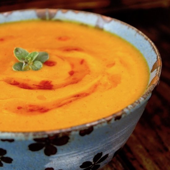 Red Kuri Squash Soup