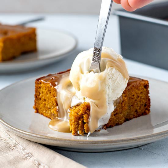 Pumpkin Sticky Date Pudding (Paleo)