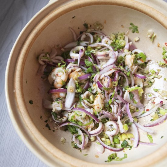 Thai seafood salad