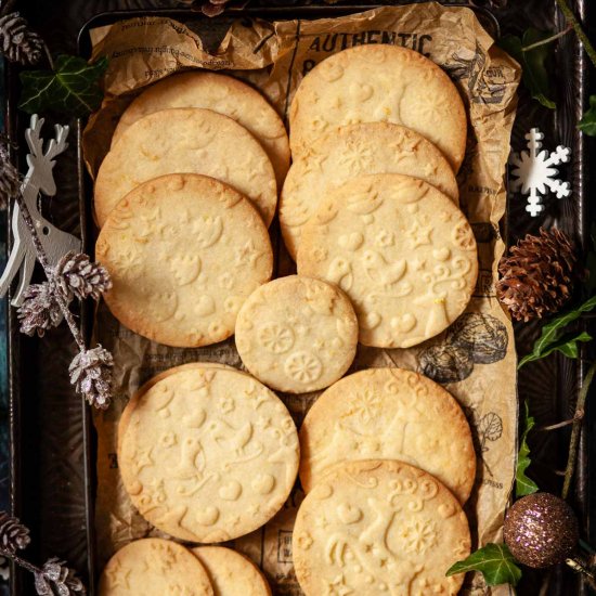 Lemon Shortbread Cookies