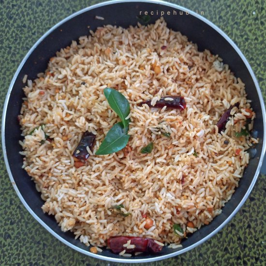 Easy tamarind rice