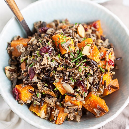 Fall Harvest Wild Rice Salad