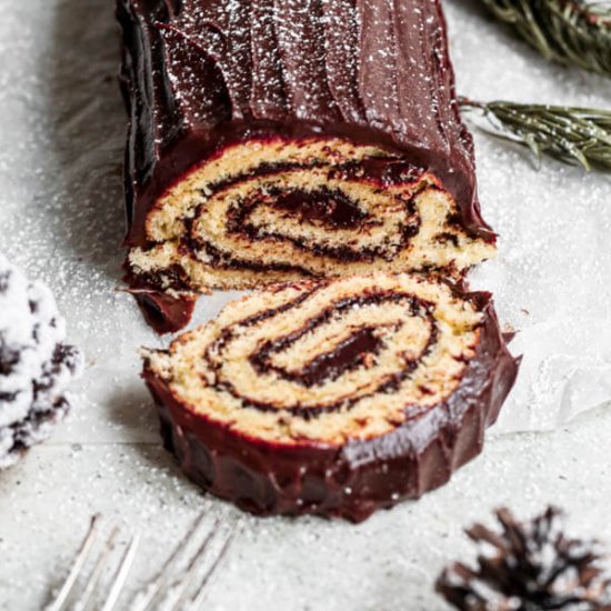 Yule Log Cake (Bûche De Noël)