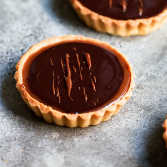 Chocolate Salted Caramel Tart