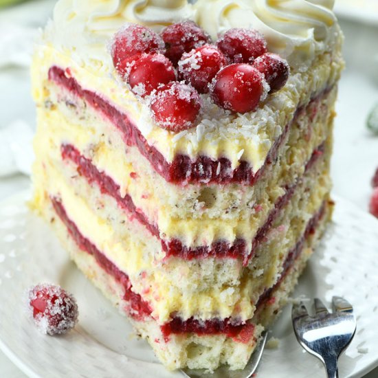 Cranberry Layered Cake