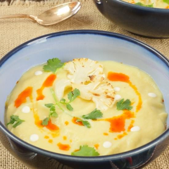 Easy Curried Cauliflower Soup