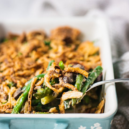 Healthy Green Bean Casserole