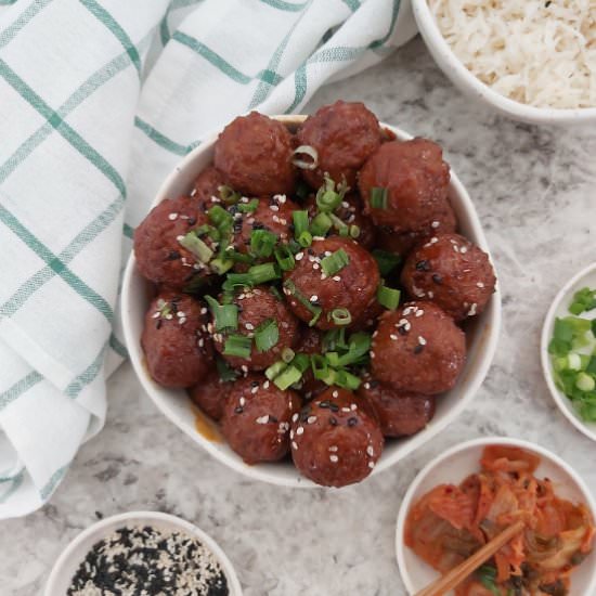 EASY KOREAN MEATBALLS (INSTANT POT)