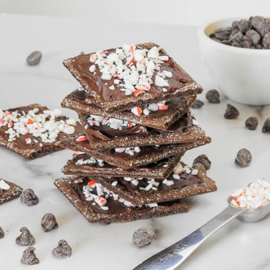 Peppermint Graham Cookies