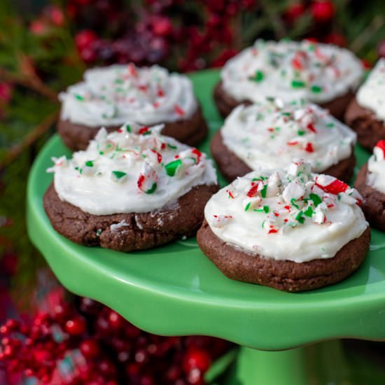 Chocolate Peppermint Cookies