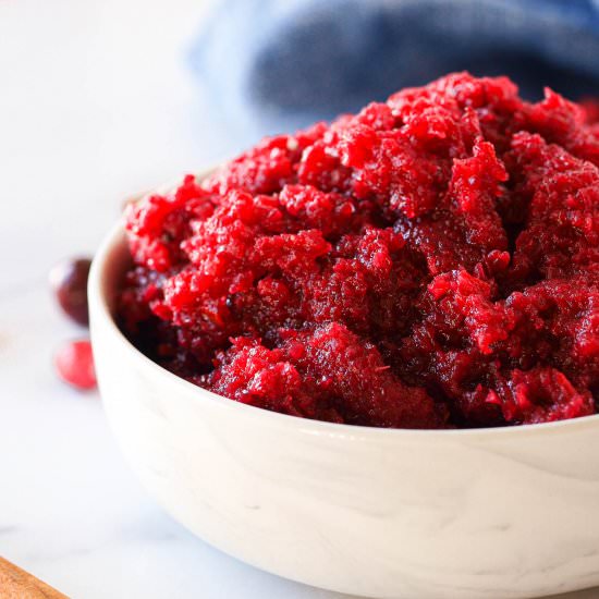 Apple Cranberry Sauce