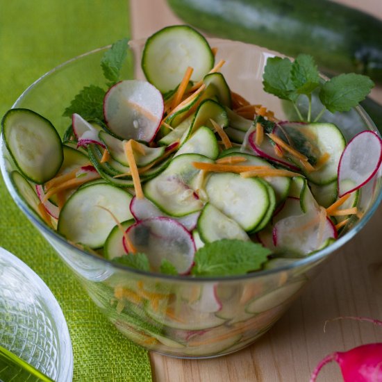 Zucchini salad