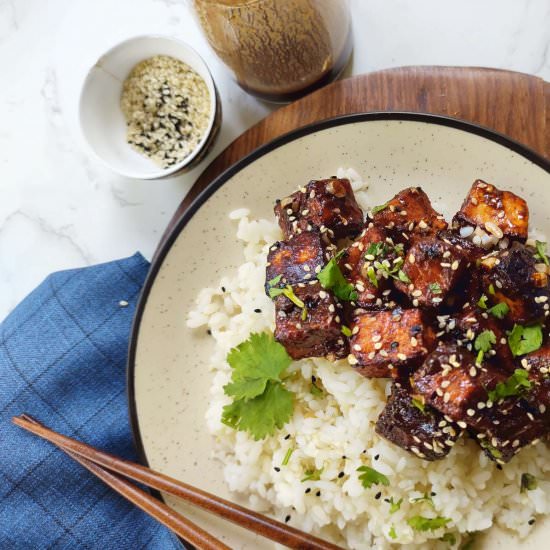 General Tso’s Tofu, Vegan