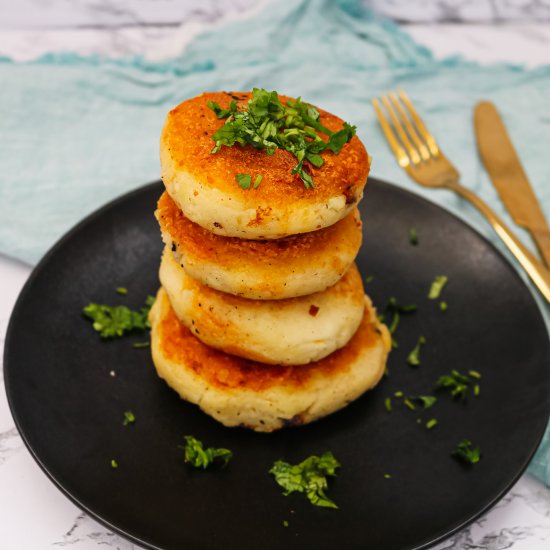 Stuffed Potato Cakes