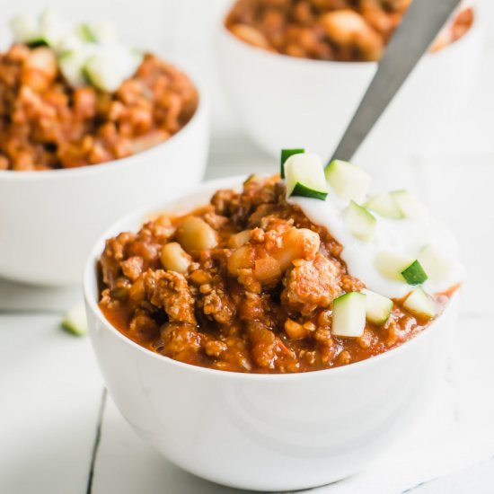 One-Pot Healthy Turkey Chili