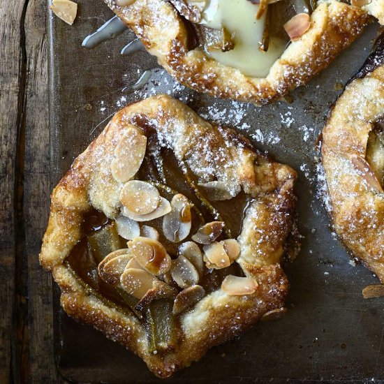 Mini Pear Almond Galettes