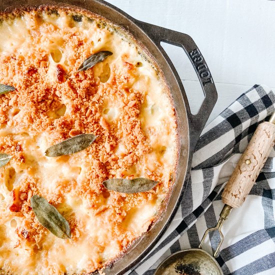 Cheesy Cauliflower with Crispy Ritz