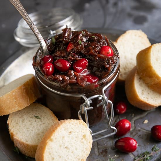 Cranberry Bacon Jam