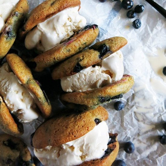 Cornbread Ice Cream Sandwiches