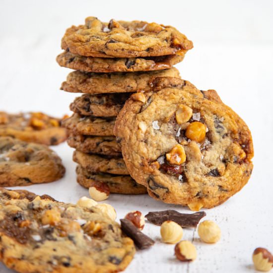 Hazelnut Chocolate Chip Cookies