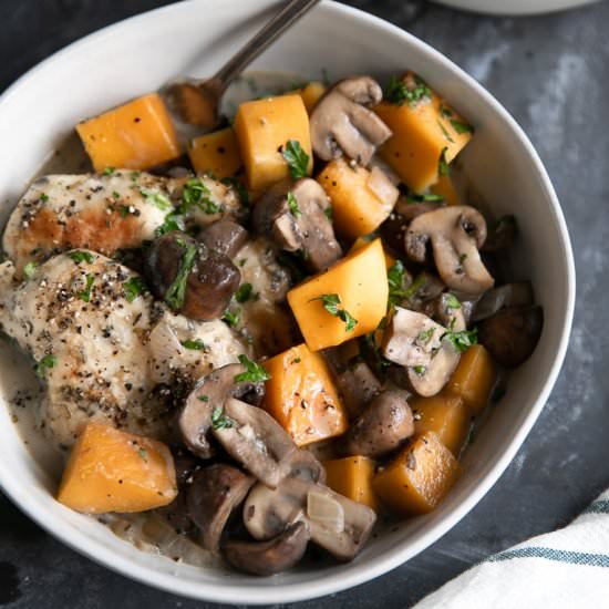 Chicken and Butternut Squash