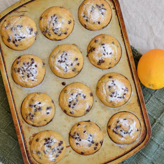 Orange Chocolate Chip Muffins