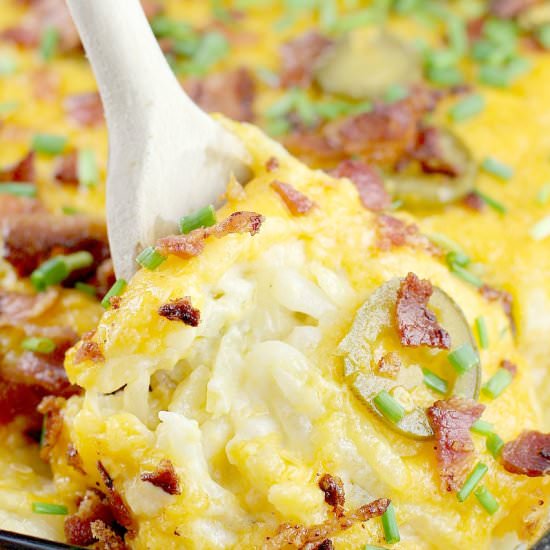 Jalapeno Popper Hashbrown Casserole