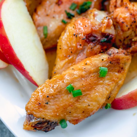 Apple Cider Chicken Wings