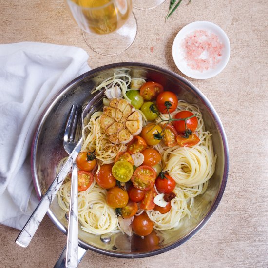 Roasted Cherry Tomato Pasta