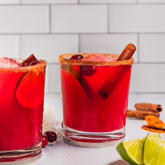 Spiced Cranberry Margarita