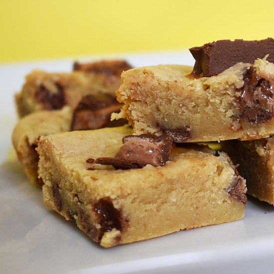 Mars Bar Condensed Milk Blondies