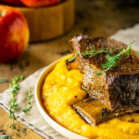 Braised Apple Cider Short Ribs