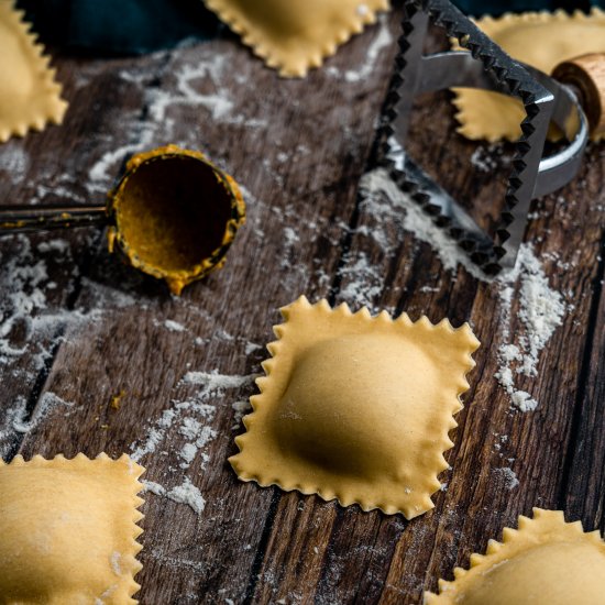 Chai Spice Butternut Squash Ravioli