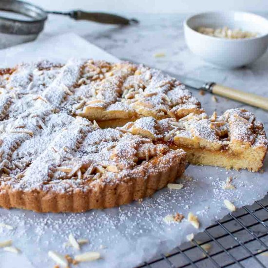 Apricot Crostata (olive oil crust)