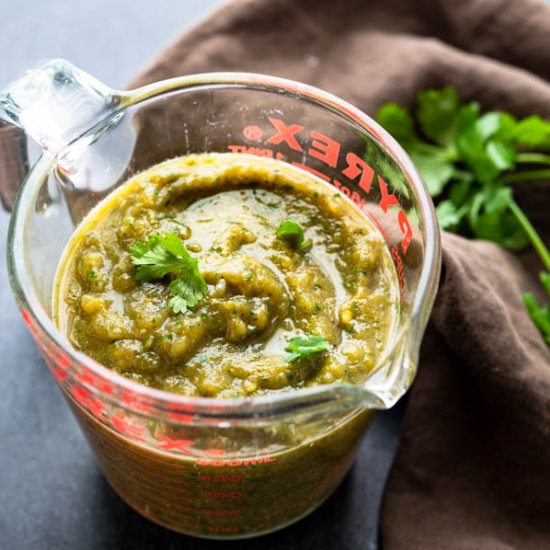 Easy Hatch Green Chile Sauce