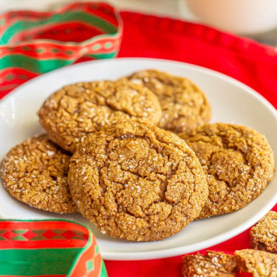 Old fashioned ginger snaps