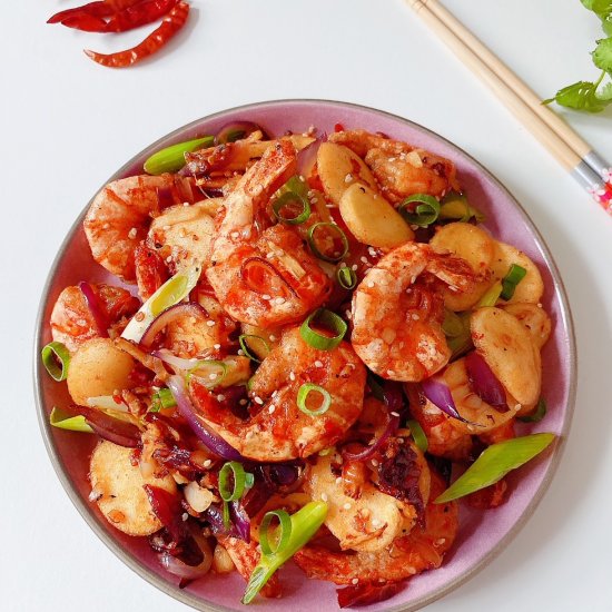 Sichuan Chili Shrimp