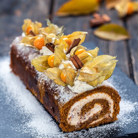 Caramel Pumpkin Roll