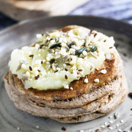 Spiced gingerbread pancakes