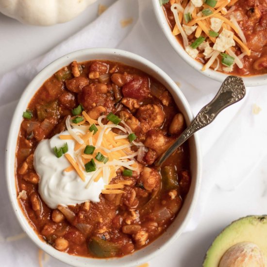 Slow Cooker Pumpkin Chili